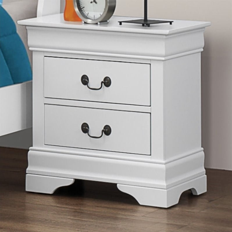 Coaster Louis Philippe Nightstand in White Walmart Canada