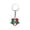 D, variant on Soccer Keychain with Mexico Letter Print Football Theme Pendant for Bags Backpacks and Key Organization Gift