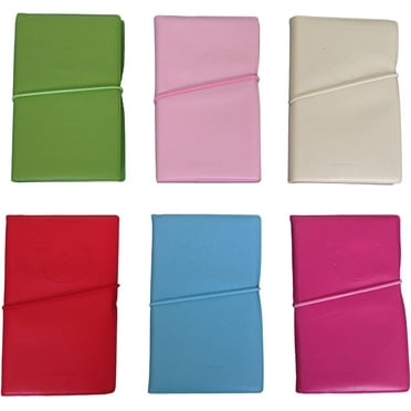 Mini Smiley Diary Notebook leather Note Pads Memo Book Stationery Pocket book