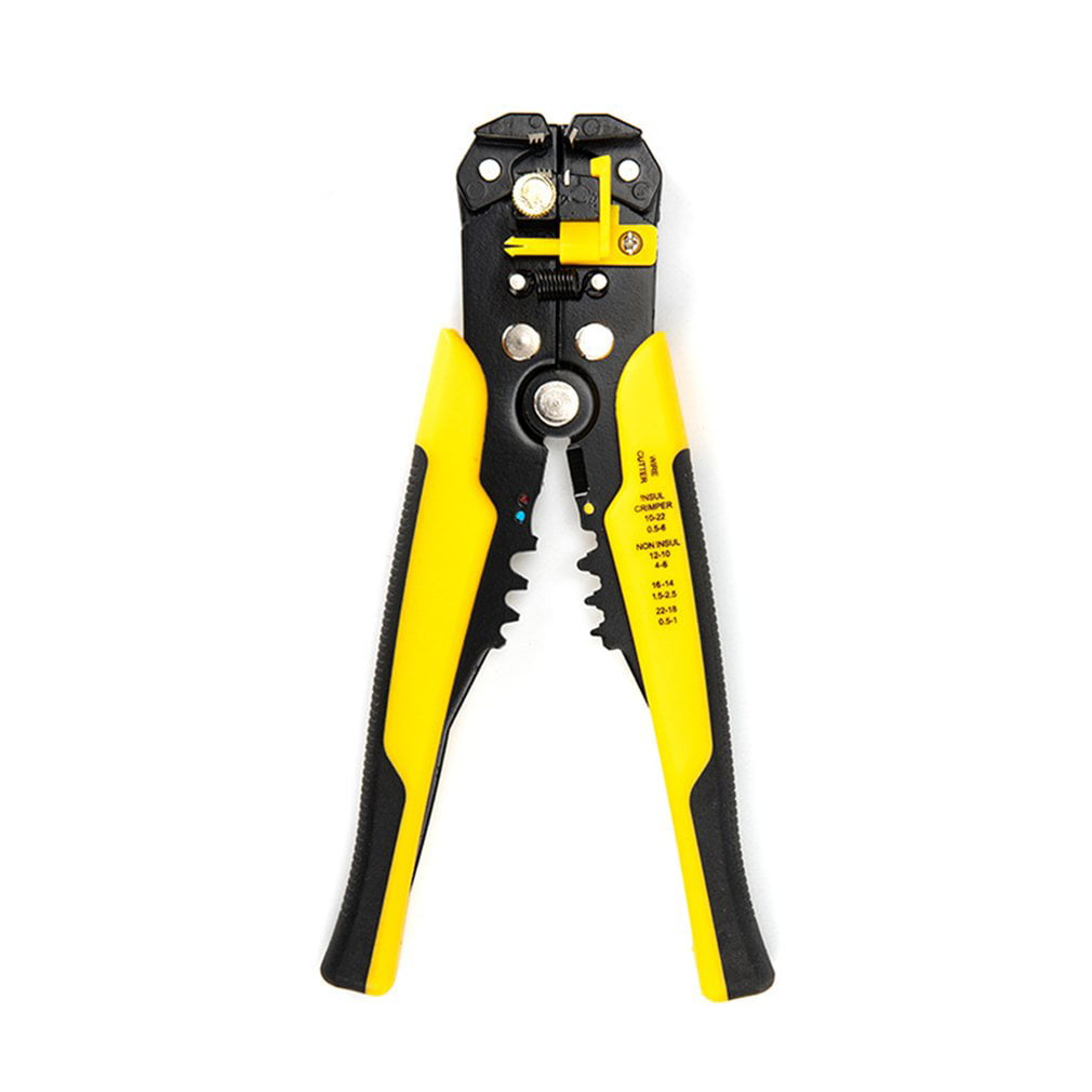 Wire Cable Stripper Cutter Hand Crimper Multifunctional Terminal Stripping Plier 