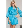 thumbnail image 6 of iCollection Womens Satin Robe Style-7893, 6 of 14