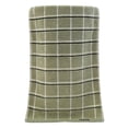 thumbnail image 2 of HOZADOIE Checkered Facial Cotton Towels 13X29In, Ultra Soft & Highly Absorbent Hand Towels for Bathroom, Soft Feel Fingertip Towels Quick Drying Towels, Green, 2 of 7