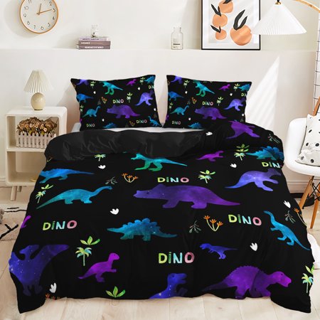 Hosima 3 Piece 3D Digital Printed Duvet Cover Full Size Bedroom Decorative Bedding Set,DEX32-King