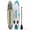 Green & White, variant on Garvee Inflatable Stand-up Paddle Board, 10.6' x 32'' x 6'', Manual Pump, with Camera Mount, White & Blue