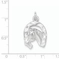 thumbnail image 2 of 925 Sterling Silver Polished Horse Pendant / Charm, 2 of 2