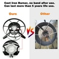 thumbnail image 4 of GOLDDOMUS 15’’ Wide Outdoor Cooker with High-Pressure Steel Hose, Propane Burner Camp Stove for Outdoor Camping, 4 of 7