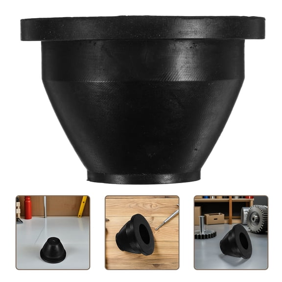 STOBOK Black Rubber Anti Vibration Pad for Air Conditioner Units Fan and Water Pump Stability