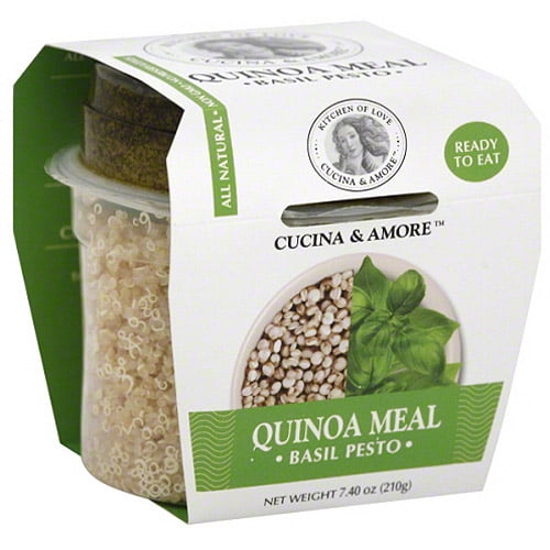 Cucina & Amore Basil Pesto Quinoa Meal, 7.9 oz, (Pack of 6) by