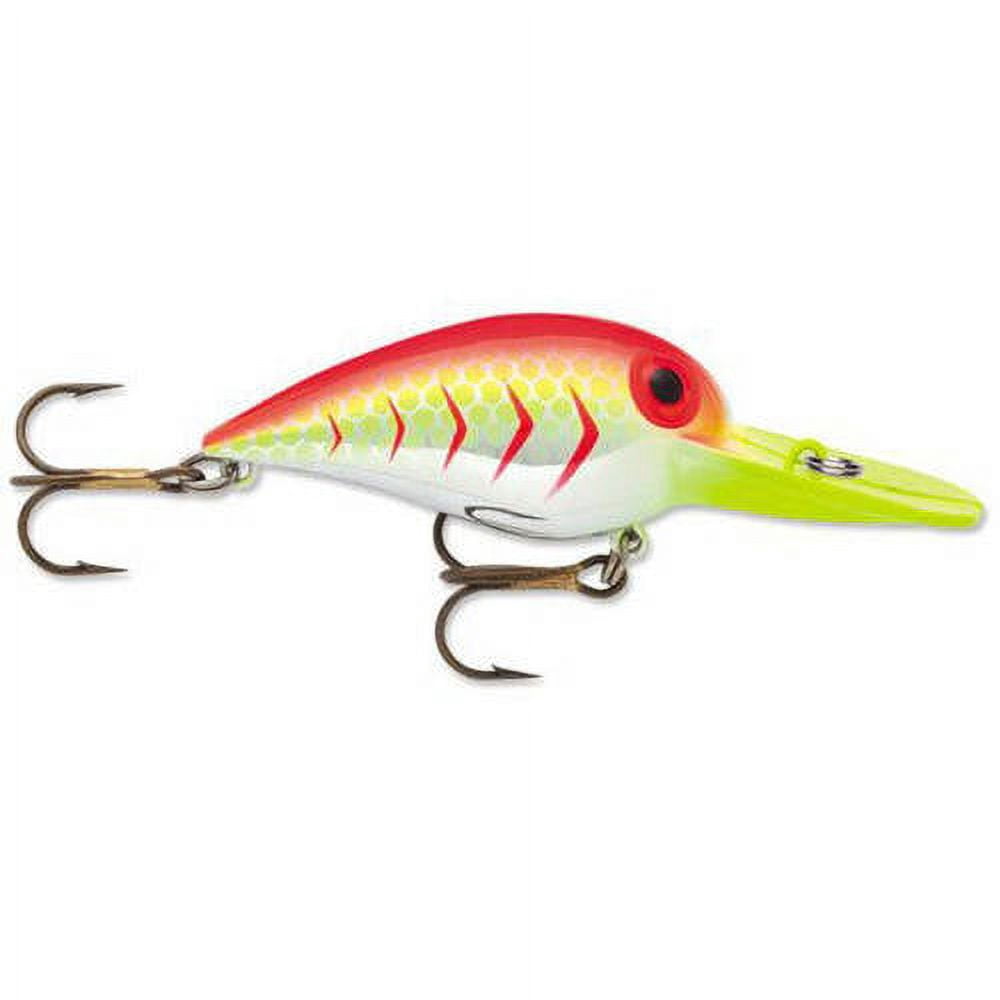 Original Wiggle Wart Crankbait - Green Crawdad Fishing Lure