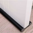thumbnail image 1 of 2 burletes para puertas y ventanas, cuero mejorado, para puertas dobles, protección contra la lluvia de espuma, 1 of 5