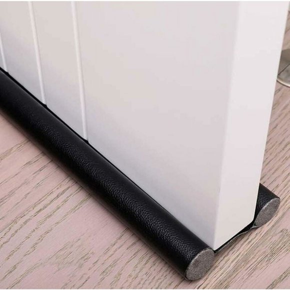 Premium Enhanced Leather Door and Window Straps for Double Doors, Water-Resistant Foam Seal