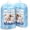 Blue and White, variant on Bean Bag Filler 10lbs, Stuffing for Bean Bag Chair Refill, Shredded Memory Foam Filling for Punching Bag, Couch, Cushions, Dog Bed, Pillows (Multi Color)