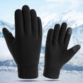thumbnail image 2 of COMVALUE Winter Gloves Men Women Touch Screen Thermal Polar Fleece Gloves, Warm Gloves for Running Cycling Driving Hiking (Black, XL), 2 of 4