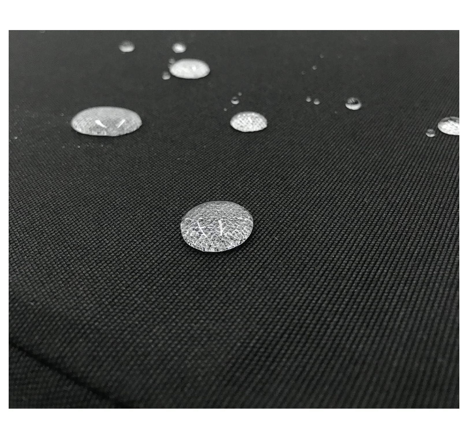 Indoor Outdoor Water High UV Resistant Patio Chair Cushion Cover (Just Black, 22"x20"x4" (1 Cover))