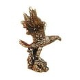 thumbnail image 4 of Estatua de águila de latón, figura de ave silvestre, escultura de animal en miniatura retro para decoración de salpicadero., 4 of 8