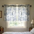thumbnail image 6 of 2D Printed Kitchen Curtain Panels Washable Decorative Window Drapes, Patterned Light Filtering Window Treatments For Kitchen Home Decor, Durable Easy Care Kitchen Curtains For Dining Space Decoration, 6 of 7
