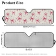 thumbnail image 7 of Yuyamidu Pink Bow Windshield Sun Shade for 2018-2024 Jeep Wrangler JL JLU & Gladiator JT, Cute Sunshades Heat Shield Car Front Window Sunshade, 7 of 7