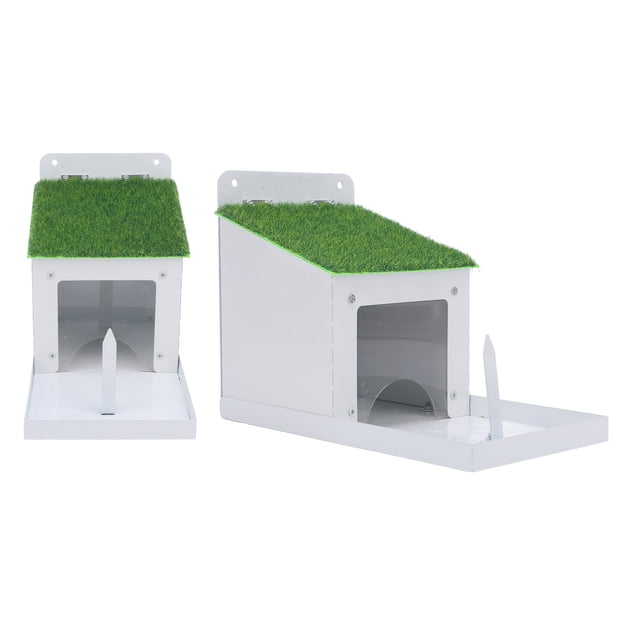 Alimentador de Ardillas, Caja de Alimentació de Ardillas Colgantes Montadas en la Lluvia de la Lluvia de Metal Resistente para Jardín en el Patio Trasero