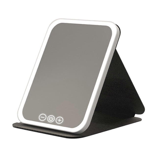 LED Desktop Makeup Mirror with Light, USB Rechargeable Portable Ladies Makeup Fill Light, Female Portable Beauty Mirror