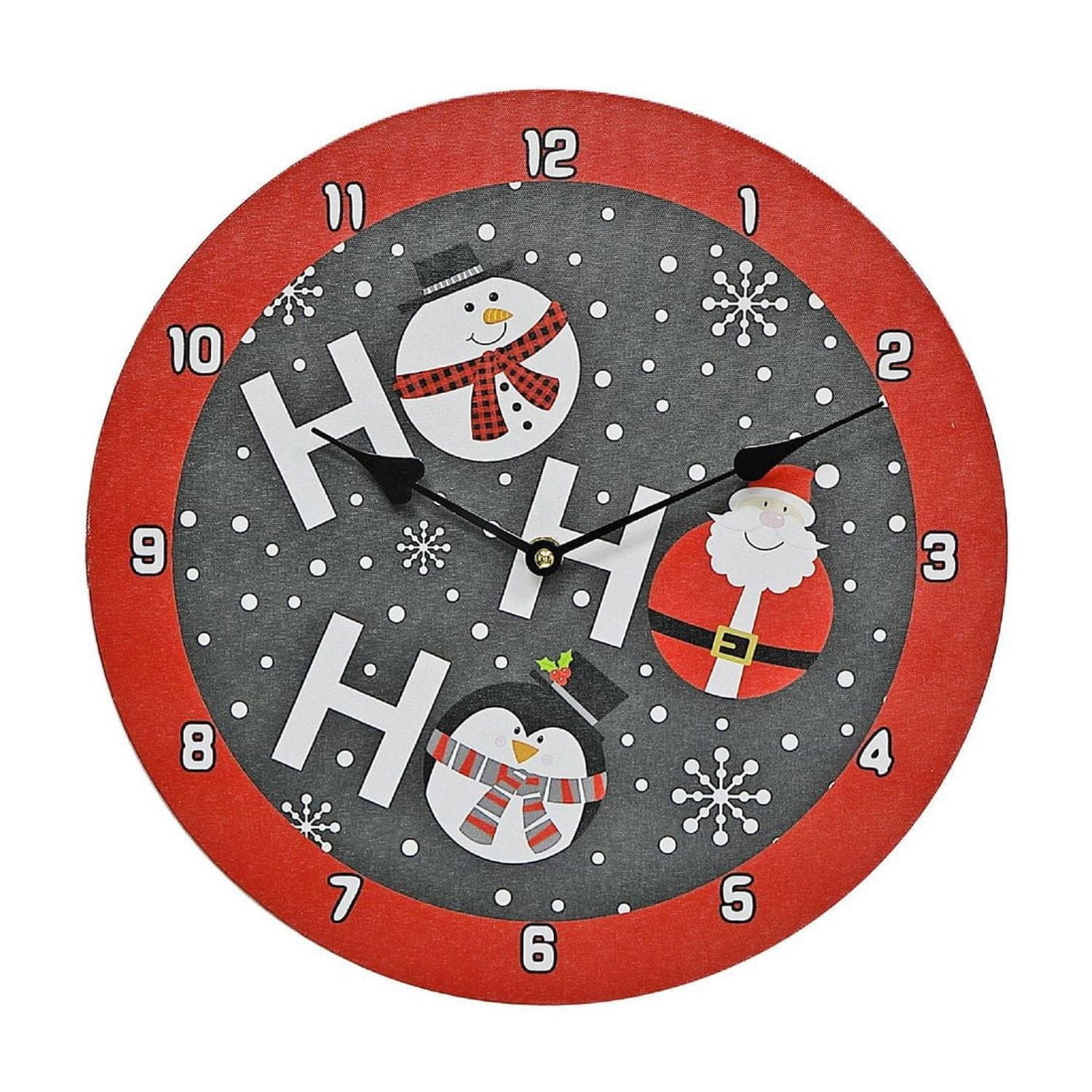 Wall Clock - Christmas, Hoho - Set of 2