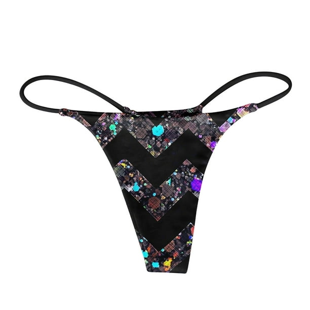 Aayomet Women Underwear Thongs Ladies Sexy Transparent Silk Nude Pantyhose  for Women (Black, XXL) 