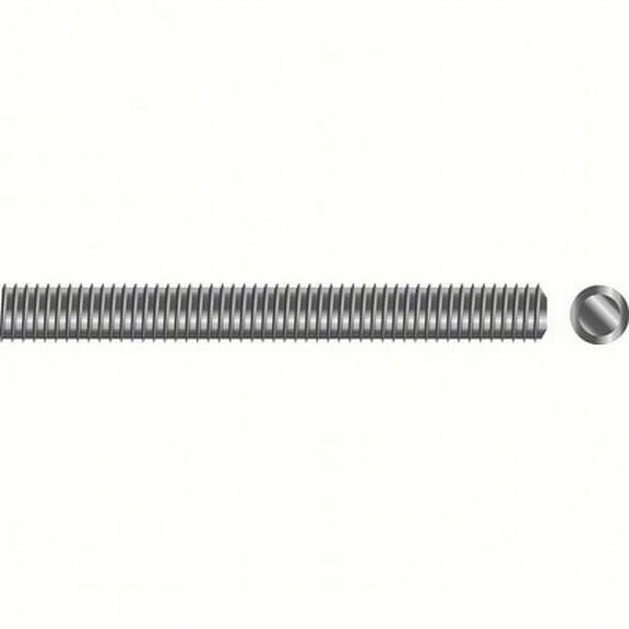 SeaChoice  00668; 10-24X3 Foot Threaded Rod Stainless Steel 1 Each