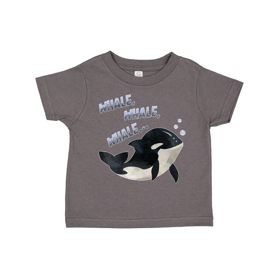 Inktastic Whale, Whale, Whale Cute Orca Pun Boys or Girls Toddler T-Shirt