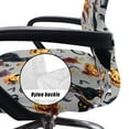 thumbnail image 5 of Renewold Black Cat Pumpkin Rose Gray Home Office Chair Cover for Armrest Chairs Universal Stretchable Rotating Boss Chair Slipcover Chair Protector Cover for Office Halloween Decor, L, 5 of 7