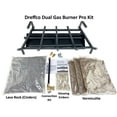 thumbnail image 2 of 24" Heavy-Duty Dual Row Gas Burner with Pro Kit for Vented LP Gas Log Fireplace, 2 of 10