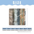 thumbnail image 2 of 10 Inch Wall Clock Battery Operated Square Clock for Office, Kitchen, Outdoor, Living Room,Wooden Texture Simple, 2 of 4
