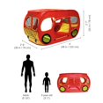 thumbnail image 3 of Vokodo Kids Pop Up Play Tent School Bus Magical Playhouse Folding Indoor Outdoor Bright Colors Boosts Imagination Creativity Learning Toy Perfect Pretend Play Gift For Children Toddlers Boys Girls, 3 of 7