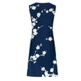 thumbnail image 4 of Drses Summer Dresses for Women 2024 Vacation Trendy Floral Boho Mini Dress Sleeveless Casual Beach Sundresses Cover Ups, 4 of 5