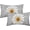Gray, variant on Spring Daisy Pillow Covers 18x18 Set of 2 Cute Floral Yellow Summer Outdoor Decorative Throw Pillows Farmhouse Flower Pillowcases Linen Cushion Case Decor for Home Sofa Couch Bed