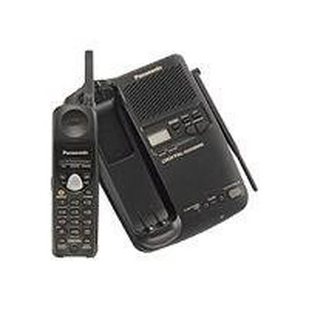 Panasonic KX-TC1503 - Cordless phone - answering system - 900 MHz - single-line operation - black