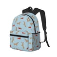 thumbnail image 2 of Fotbe Dachshund Dog Lightweight Casual Laptop Backpack for Men and Women, Daily use Waterproof backpack, Backpack for College, 2 of 8