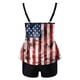 thumbnail image 4 of WILLBEST Traje de Baño Para Mujer, Tankini, Trajes de Baño de Dos Piezas Para Mujer, Camisetas Sin Mangas Con Torso Largo Estampado Del 4 de Julio y Pantalones Cortos., 4 of 4