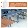 thumbnail image 5 of FOMIYES 50Pcs White Plastic Chair Leg Covers Floor Protectors for Wood Floors with Easy No Tool Installation, 5 of 7