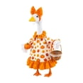 thumbnail image 5 of Fall Harvest Pumpkin Porch Goose Outfits Set, Maple Leaf Dress Big Bow Headband Goose Outfits for Autumn Thanksgiving Outdoor Yard Decor, 5 of 6