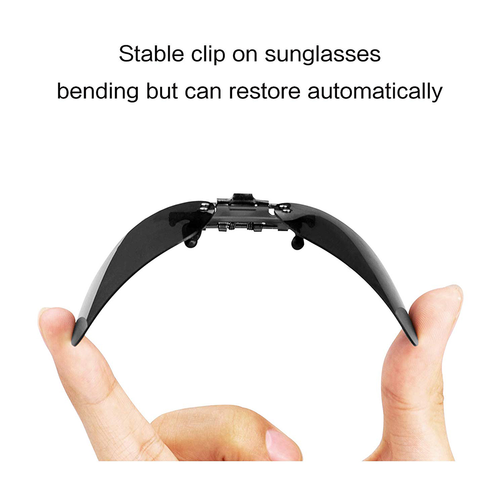 Surlunettes à Clip Pour Conduite De Nuit - Verres Jaunes Polarisés Anti-éblouissement | Compatible Avec La Plupart Des Lunettes De Vue