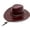 Other, variant on Western American Ethnic Style Sunshade Cowboy Hat, Imitation Leather (PU), Outdoor Sun Protection, Rolled-Up Brim, Knight's Ceremonial Hat