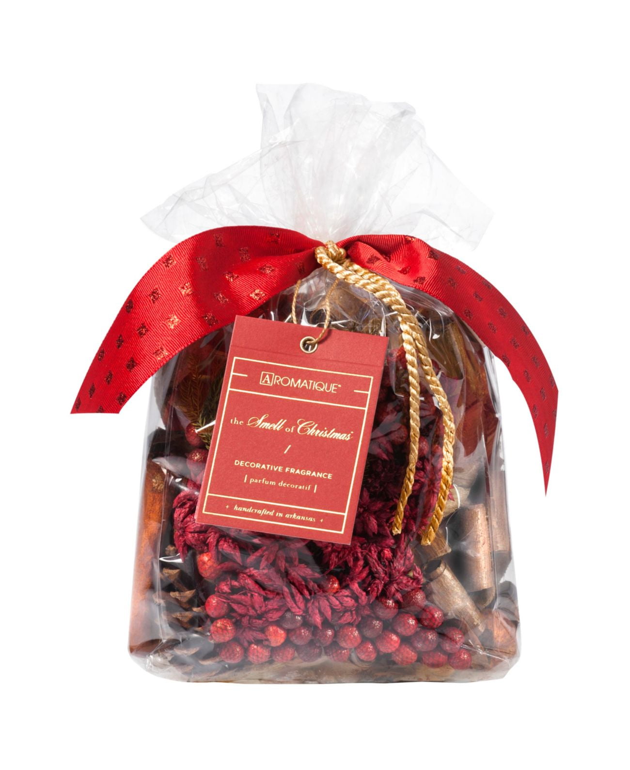 Aromatique Potpourri Fragrance Bag with Ribbon, Red, 4" x 7"