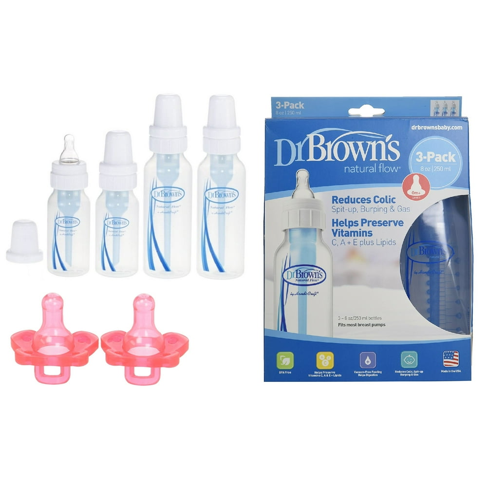 Dr. Browns Bottles 4 Pack (2 8 oz bottles) and (2 4 oz bottles