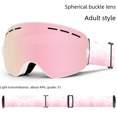 thumbnail image 4 of Gafas de esquí para hombre y mujer, gafas de esquí antivaho de doble capa, gafas esféricas grandes, equipo, 4 of 5
