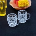 thumbnail image 5 of Jrocdr Tiny Creative Mini Shaped Decoration(4 Pc) Cup Set Glass Drinking Cups Small Ceramic Cups No Handle, 5 of 7