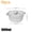 1000ml, variant on 10pcs Disposable Aluminum Pot, Aluminum Foil Hot Pot, Disposable Round Aluminums Pan Heavy-Duty 11-Inch with Lid for Direct Flame and Grill for Camping, BBQ, Catering, and Takeout