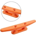 thumbnail image 3 of Cornamusa de cuerda de 2 piezas (naranja), para canoas, cornamusa de amarre de alta calidad, pontón, kayak, muelles, cornamusa de nailon de 100 mm, 3 of 5