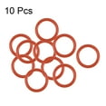 thumbnail image 3 of Silicone O-Rings 8mm OD, 6mm Inner Diameter, 1mm Width, Seal Gasket Red 10pcs, 3 of 3