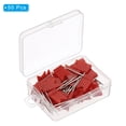 thumbnail image 3 of Unique Bargains Flag Map Push Pins, 1 Inch Travel Map Pins with Plastic Head, Red, 50Pack, 3 of 6