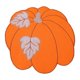 thumbnail image 4 of Juego de 4 manteles individuales de Halloween, manteles individuales redondos de color naranja, decoraciones de otoño para cocina y mesa de café de comedor., 4 of 5