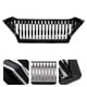 thumbnail image 4 of Parrilla delantera ANGGREK cromada negra brillante para coche, 4 of 8